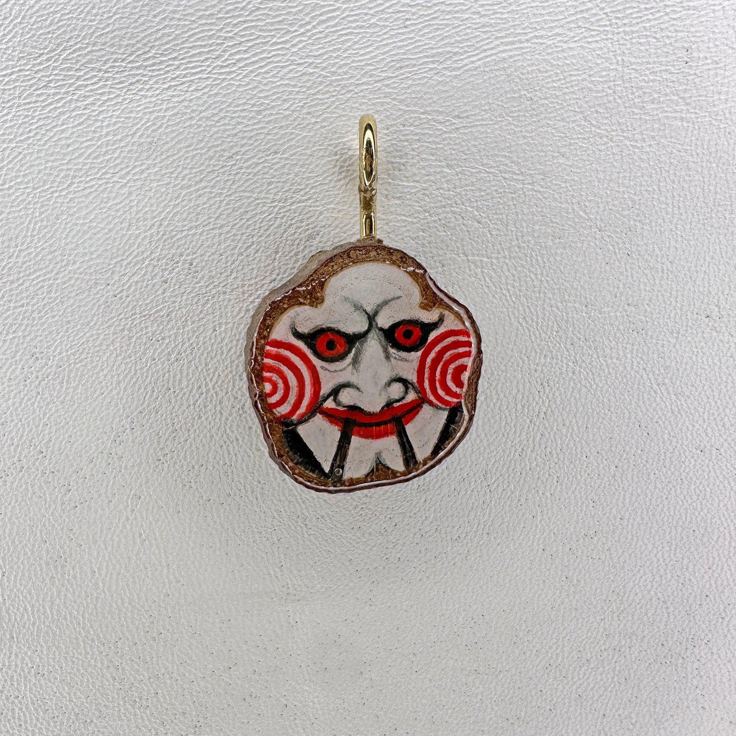 Saw Billy Wooden Slice Pendant