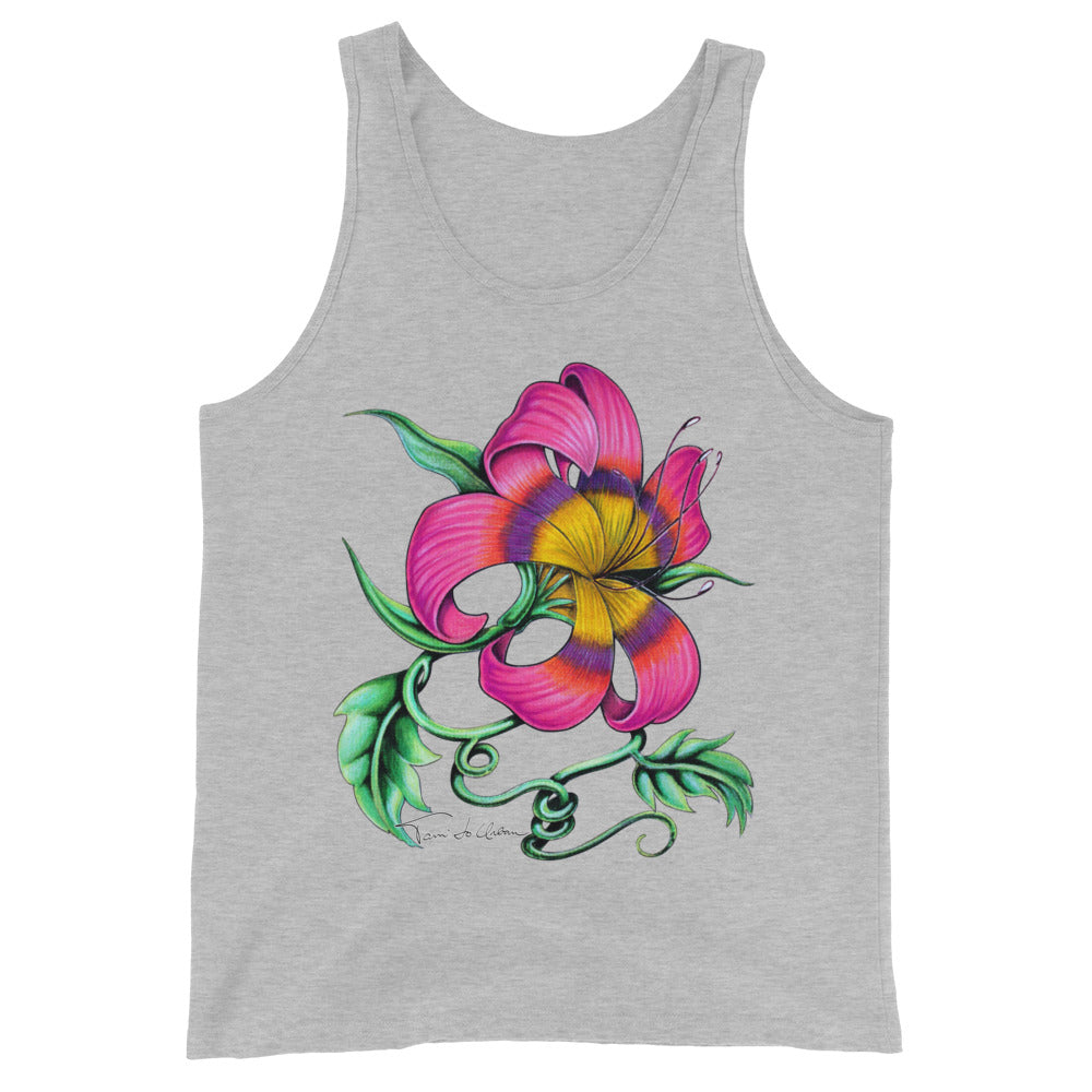 Hawaiian Flower Tank Top