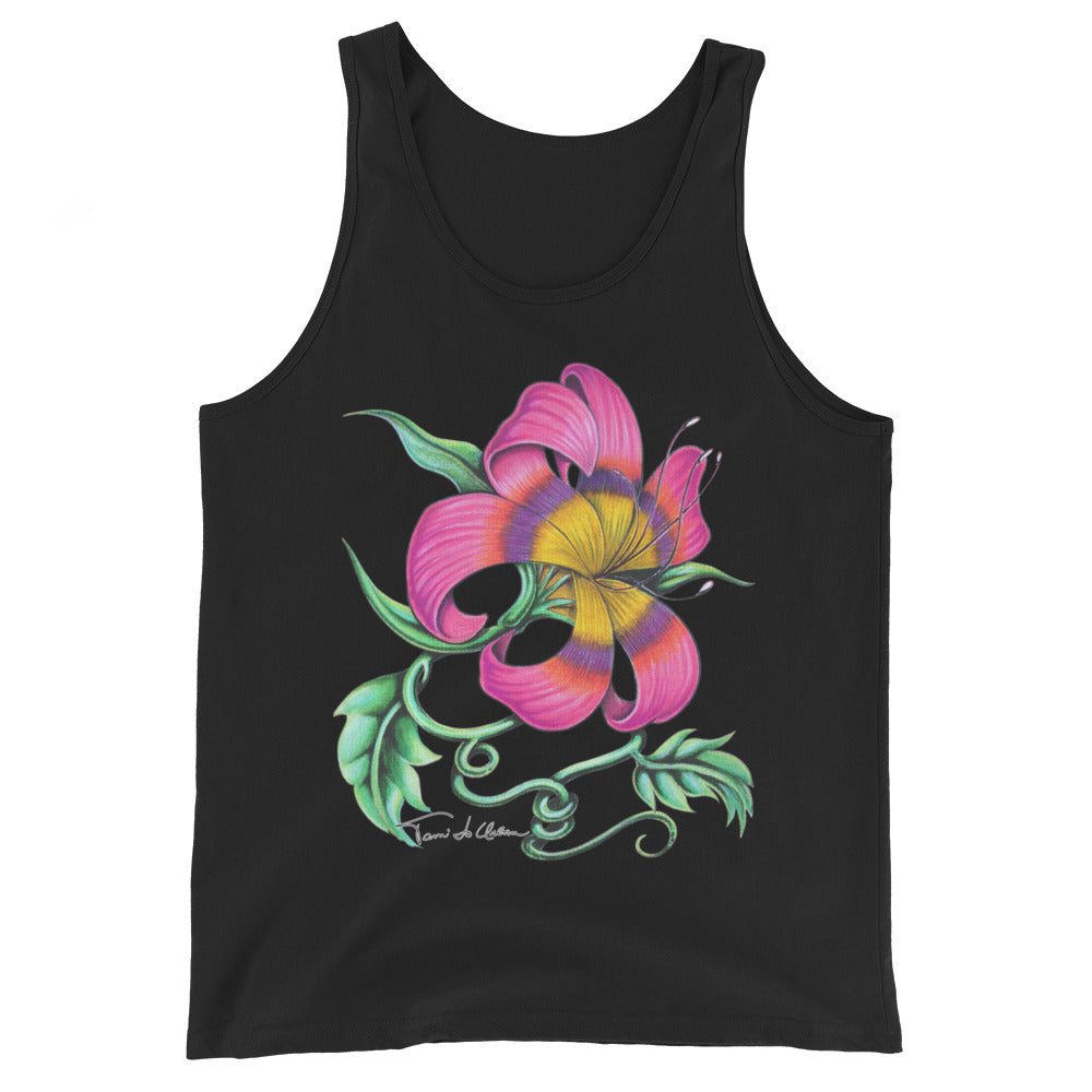 Hawaiian Flower Tank Top