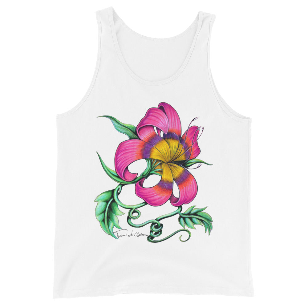 Hawaiian Flower Tank Top