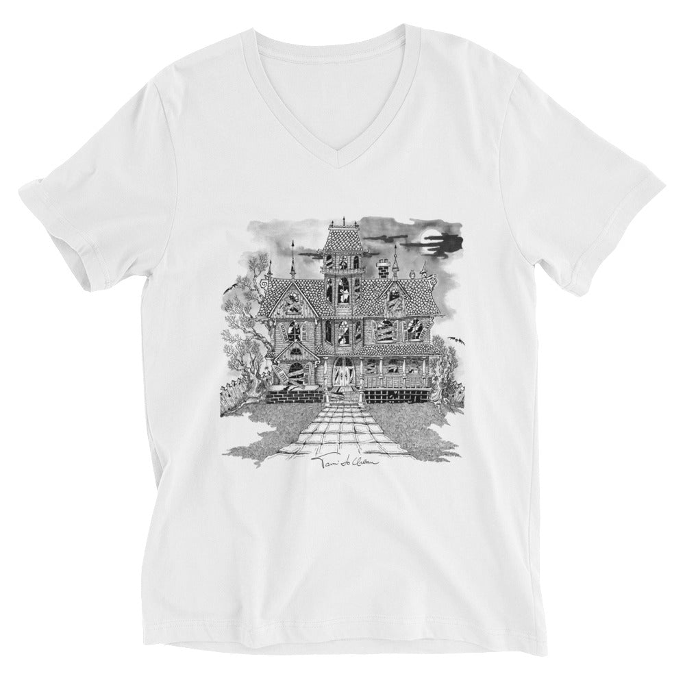 Eiffel Clip V-Neck T-Shirt