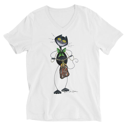 Kitty Kat V-Neck T-Shirt