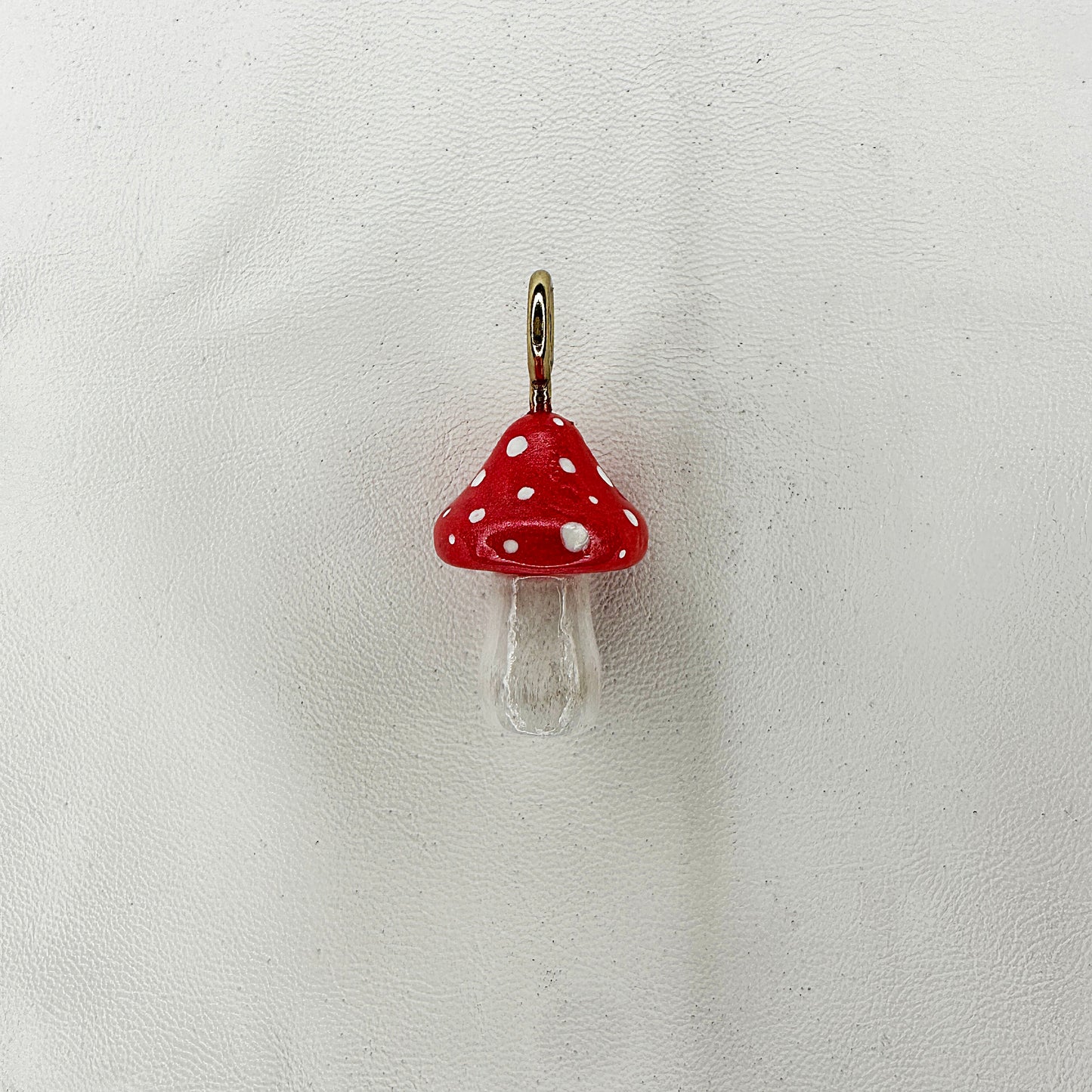 Amanita Muscaria Wooden Mushroom Pendant