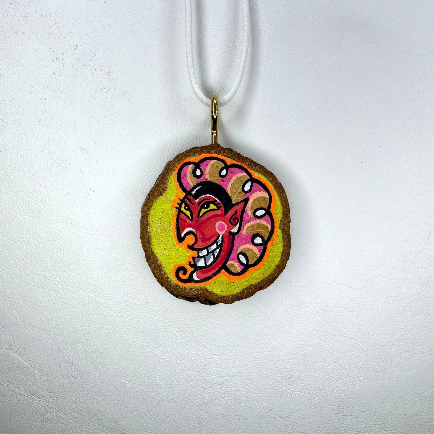 HIM Wooden Slice Pendant