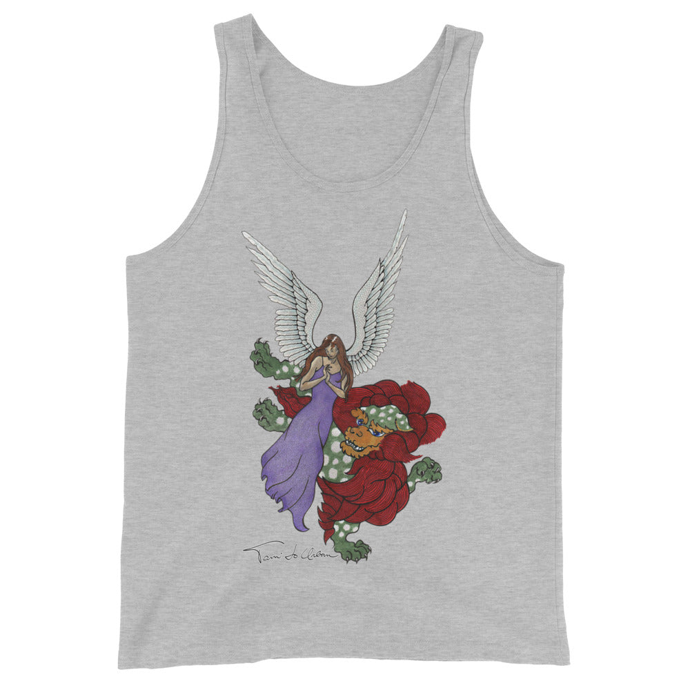 Angel With Foo Lion Tank Top