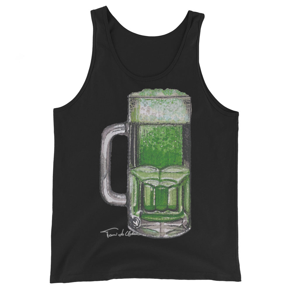 Green Beer Tank Top