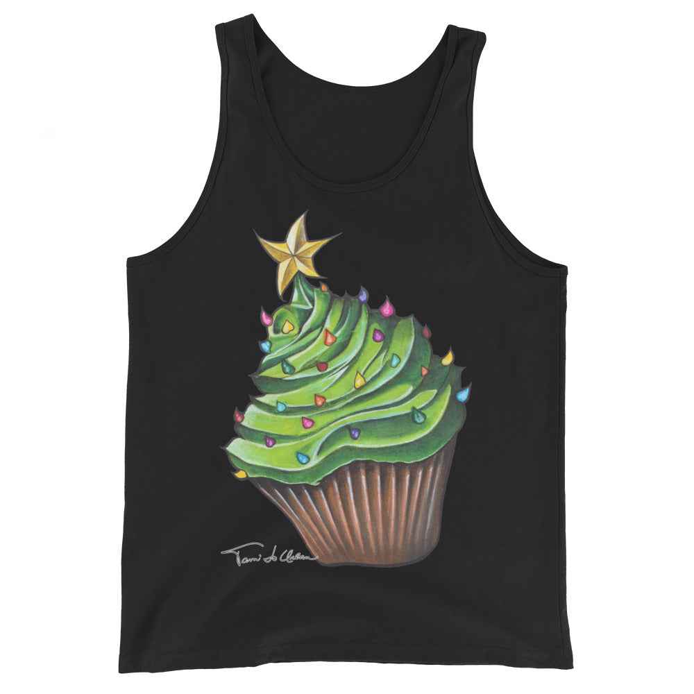 Christmas Cupcake Tank Top