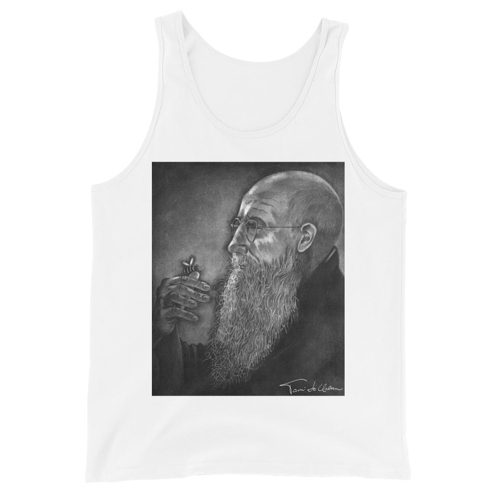 Father Solanus With A Bumblebee Tank Top