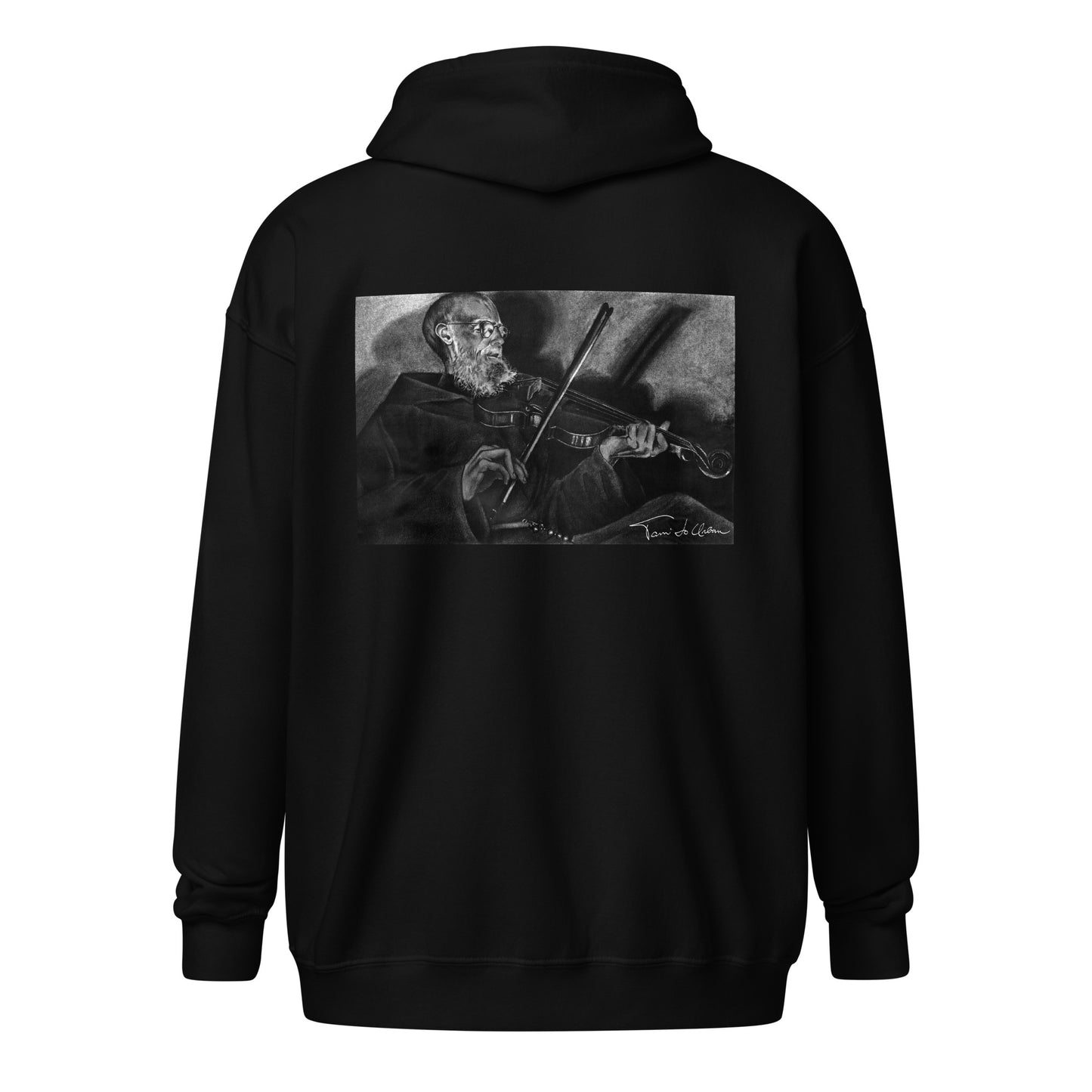 Father Solanus Playing His Violin Zip Hoodie
