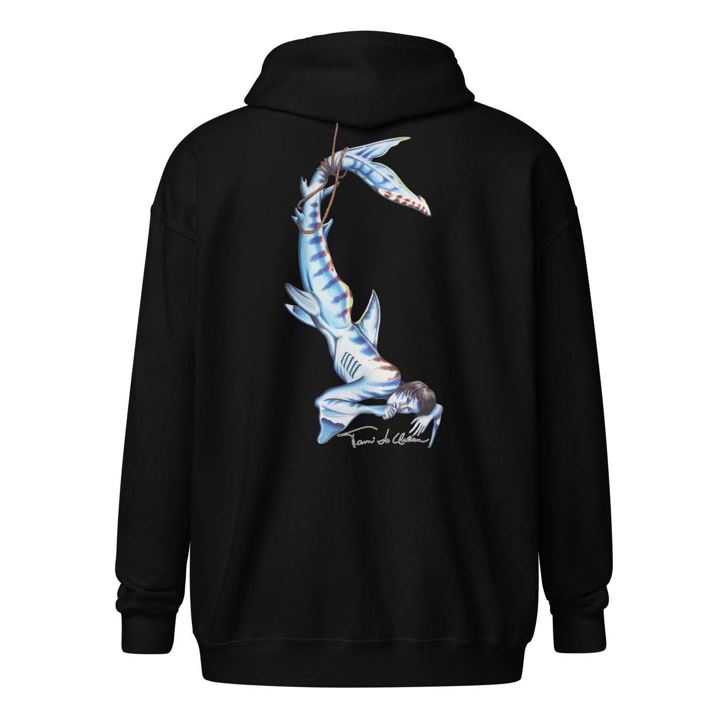 Shark Girl Zip Hoodie