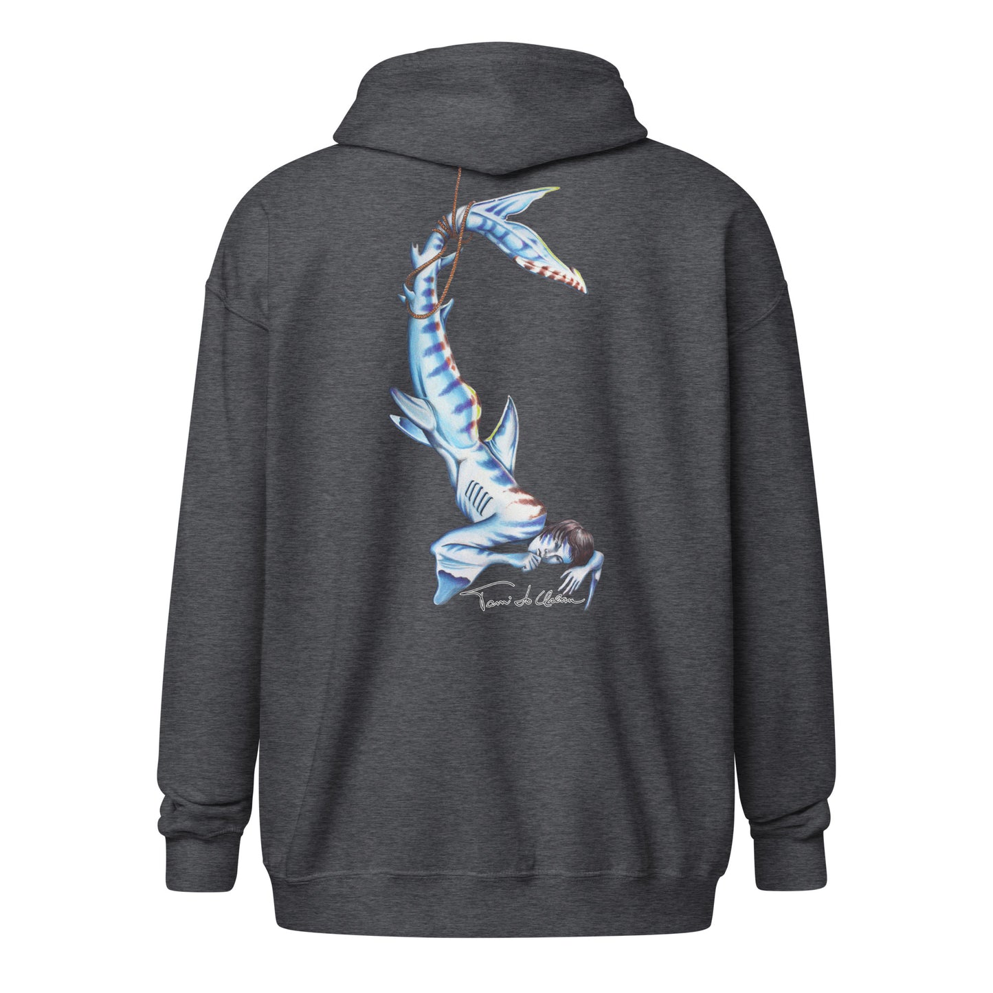 Shark Girl Zip Hoodie