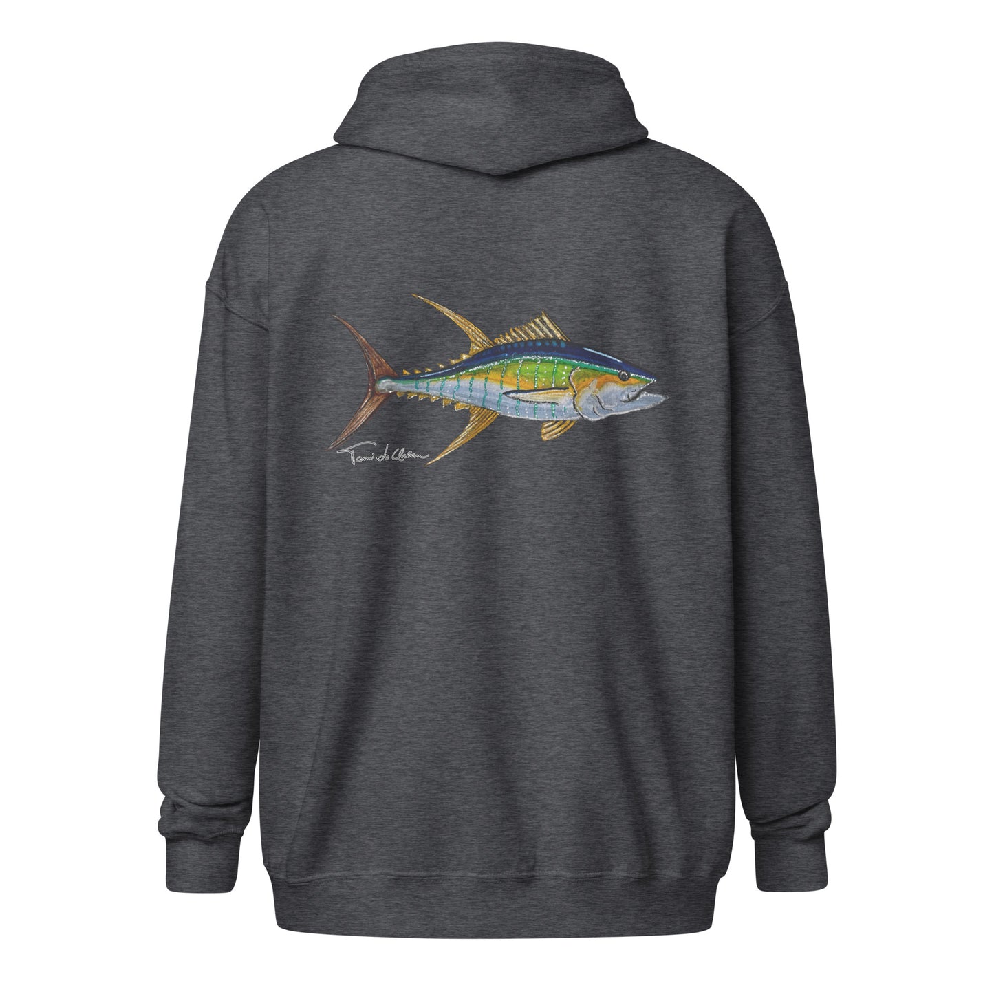 Yellowfin Tuna Zip Hoodie