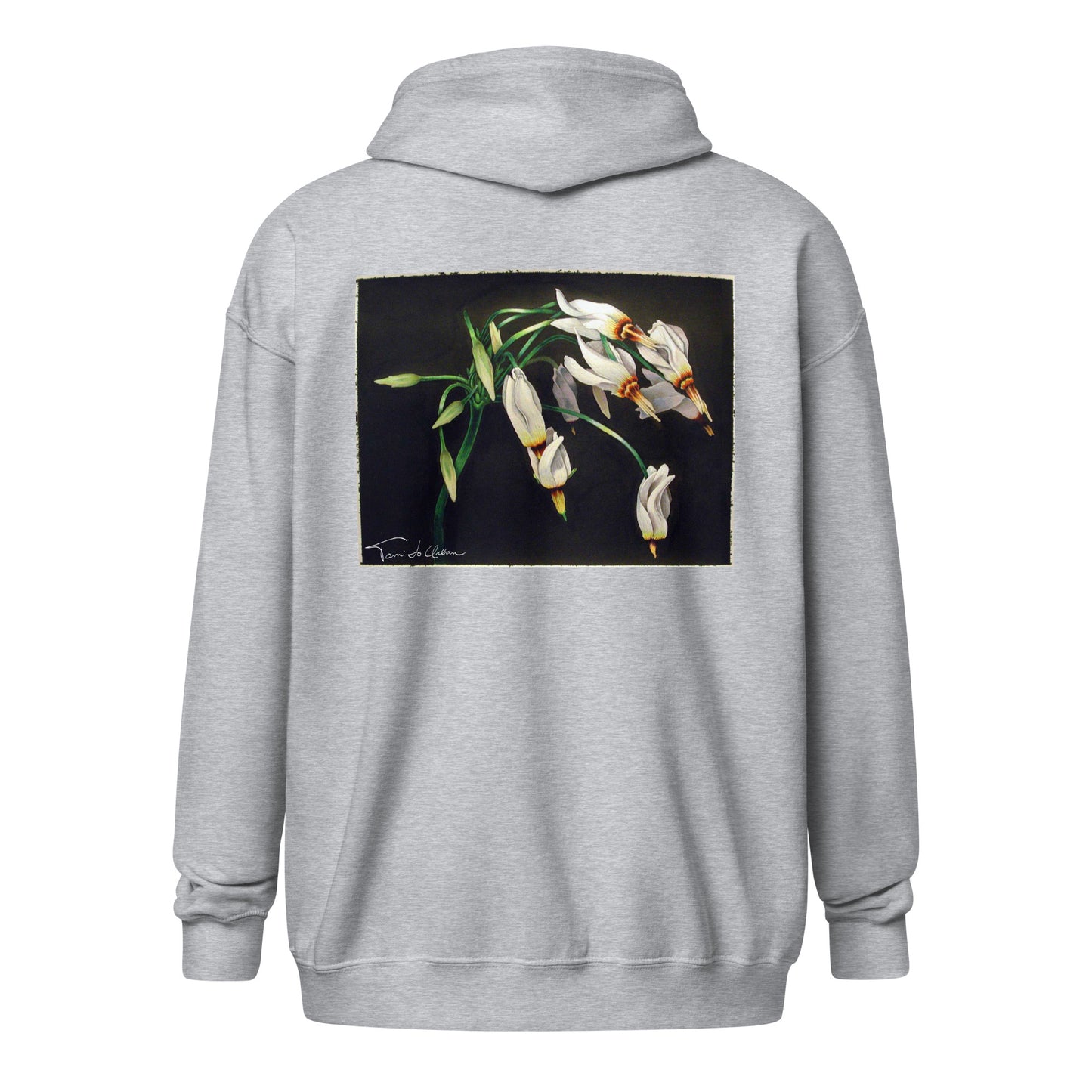 Shooting Stars (Primula meadia) Zip Hoodie