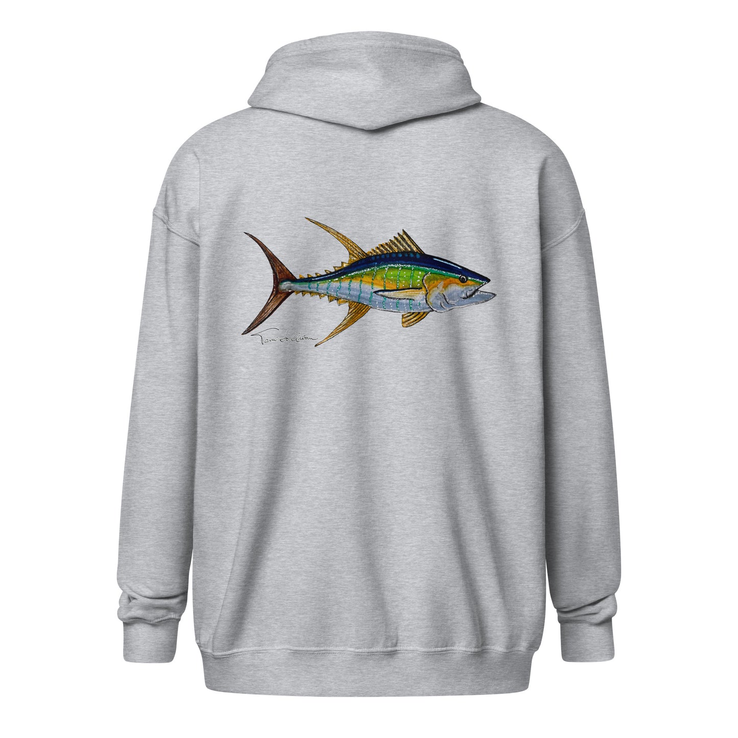 Yellowfin Tuna Zip Hoodie