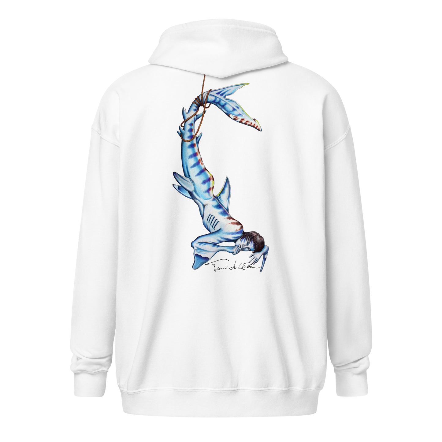 Shark Girl Zip Hoodie