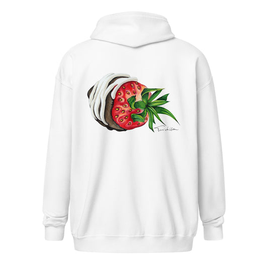 Magic Shell Strawberry Zip Hoodie