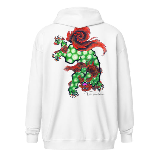 Foo Lion Zip Hoodie