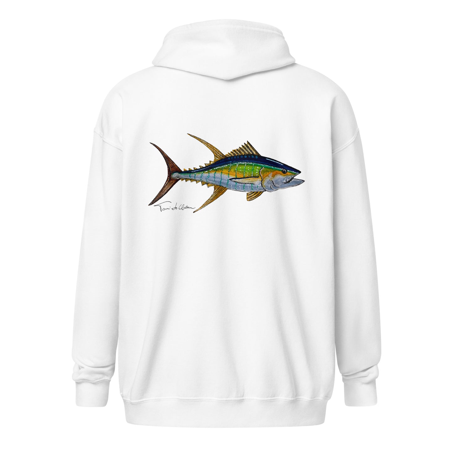 Yellowfin Tuna Zip Hoodie