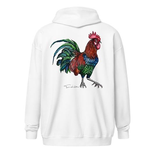 Red Rooster Zip Hoodie