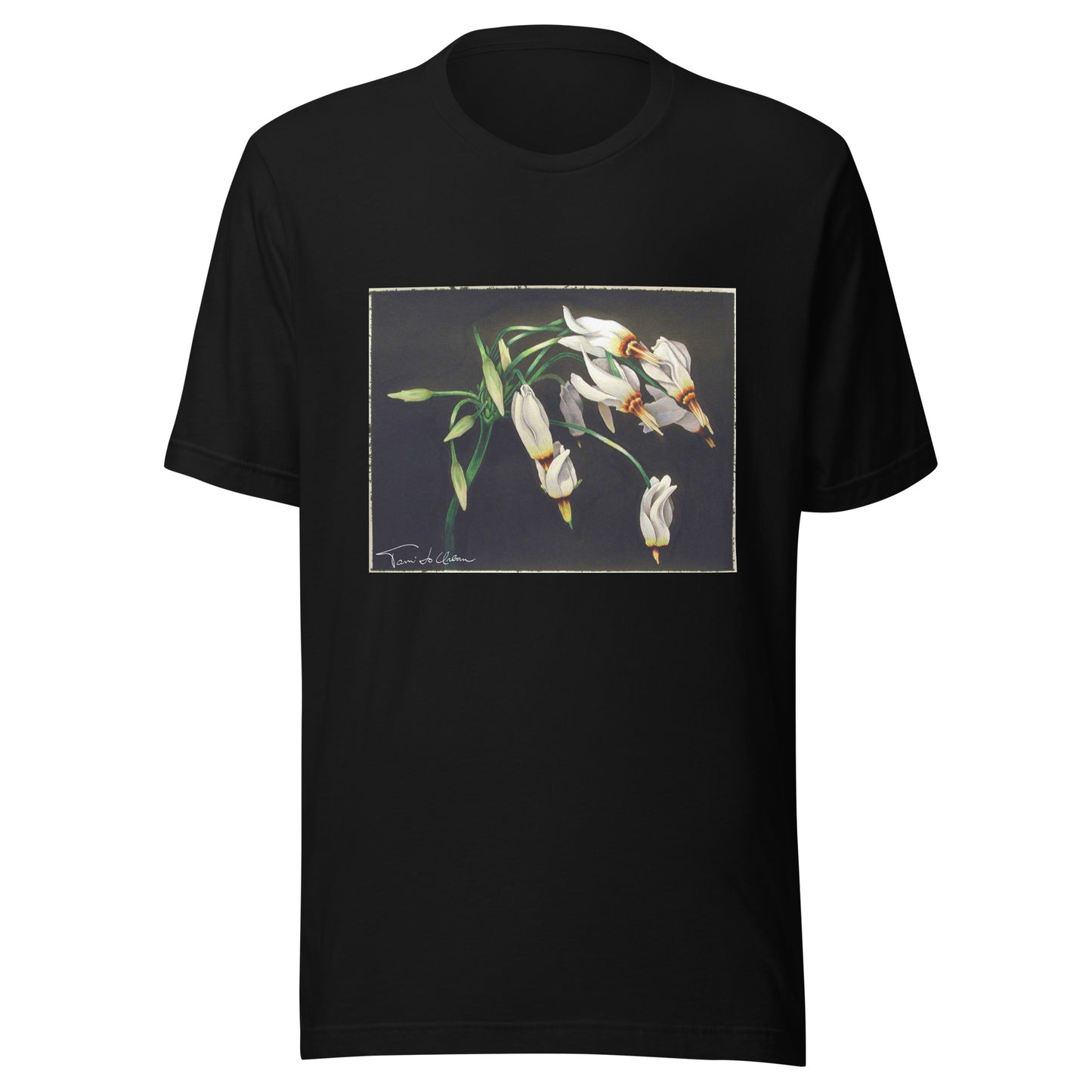 Shooting Stars (Primula meadia) Crew Neck T-Shirt