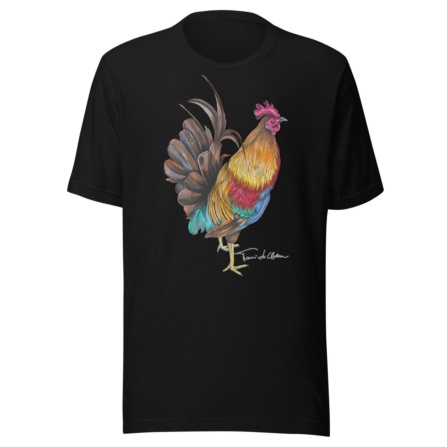 Key West Rooster Crew Neck T-Shirt