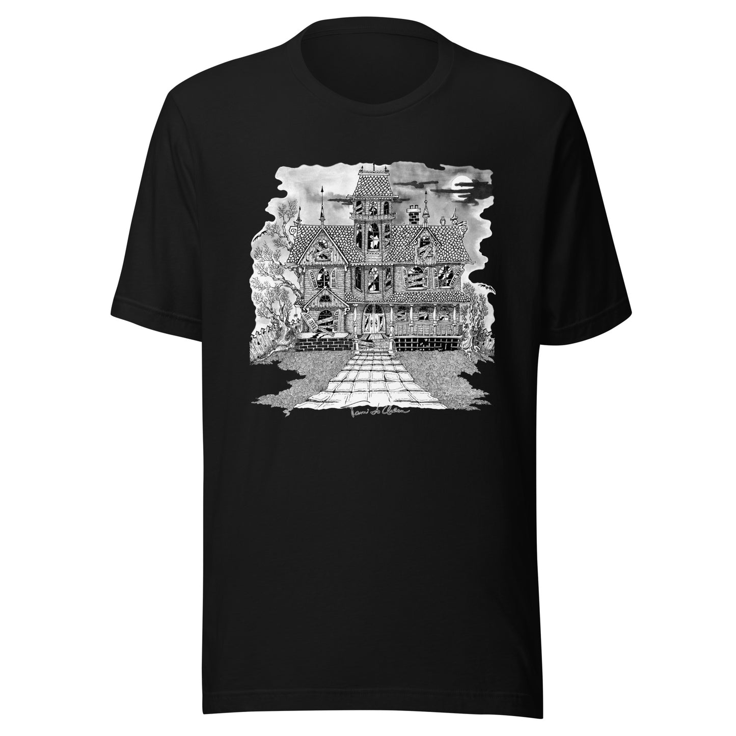Eiffel Clip Crew Neck T-Shirt