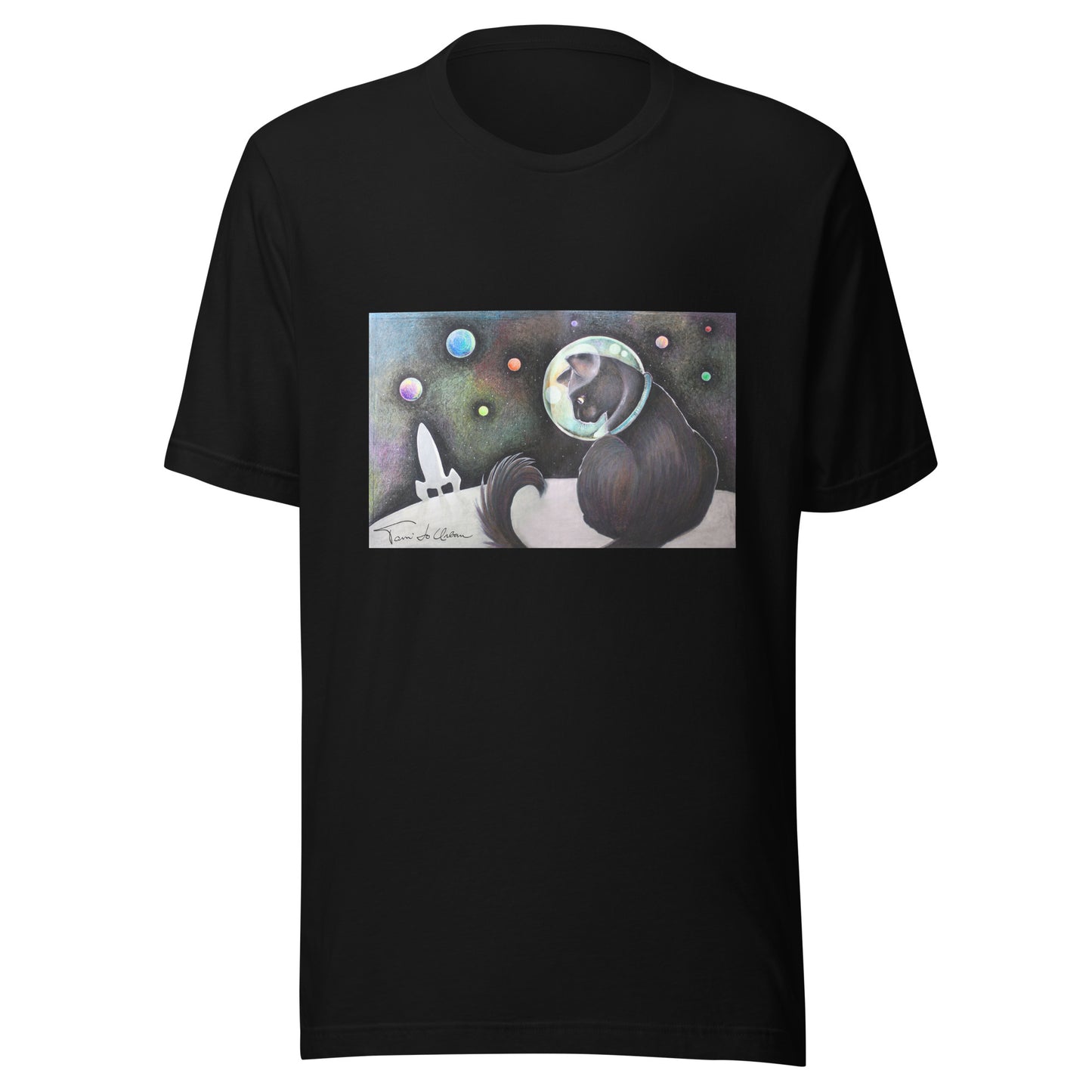 Catstronaut Crew Neck T-Shirt