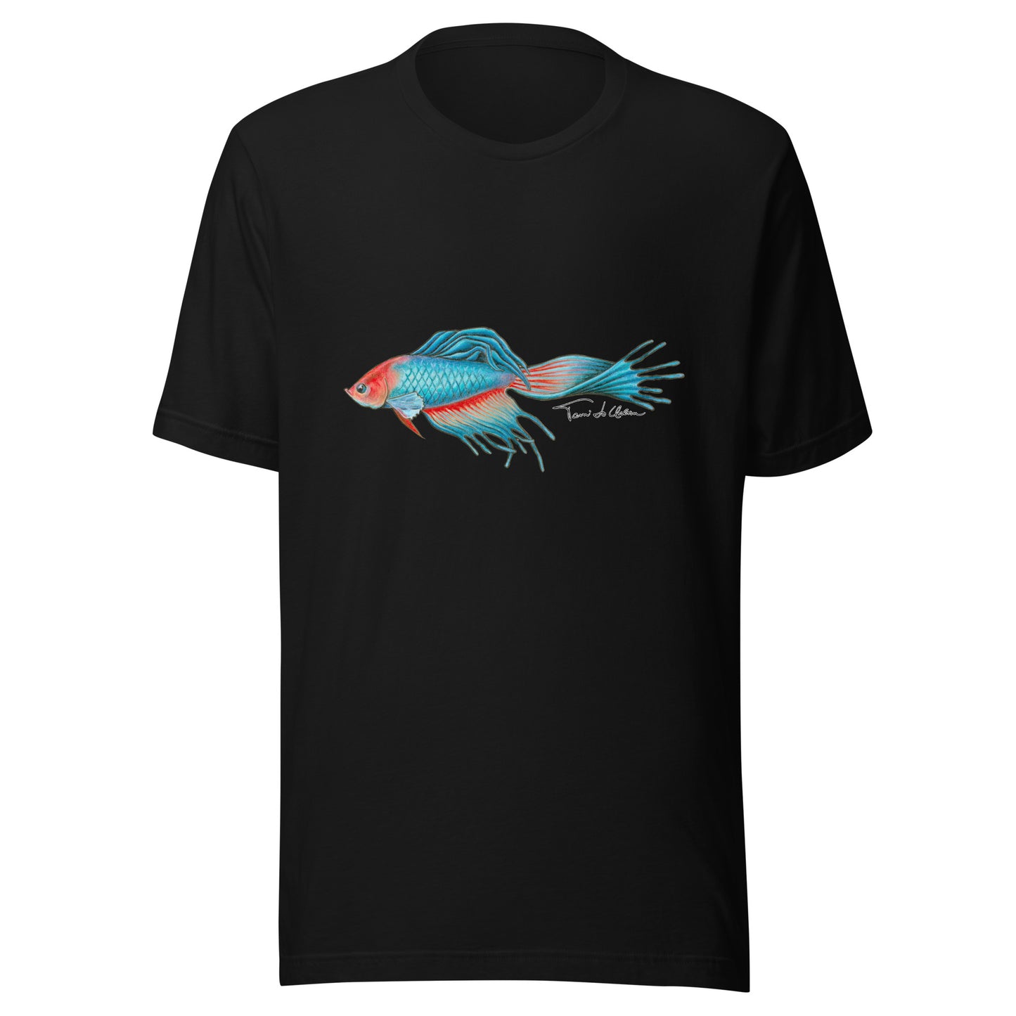 Betta Fish Crew Neck T-Shirt