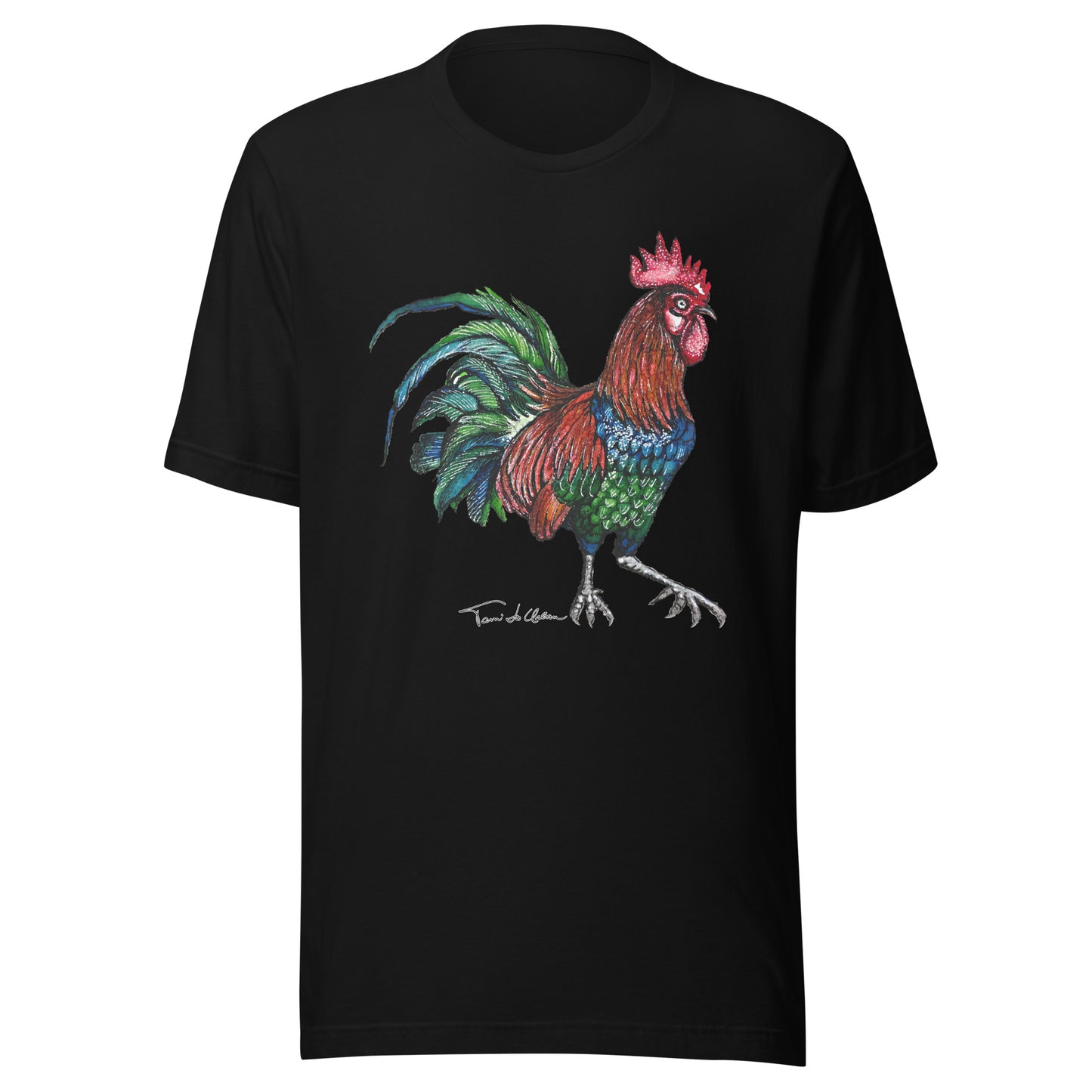 Red Rooster Crew Neck T-Shirt