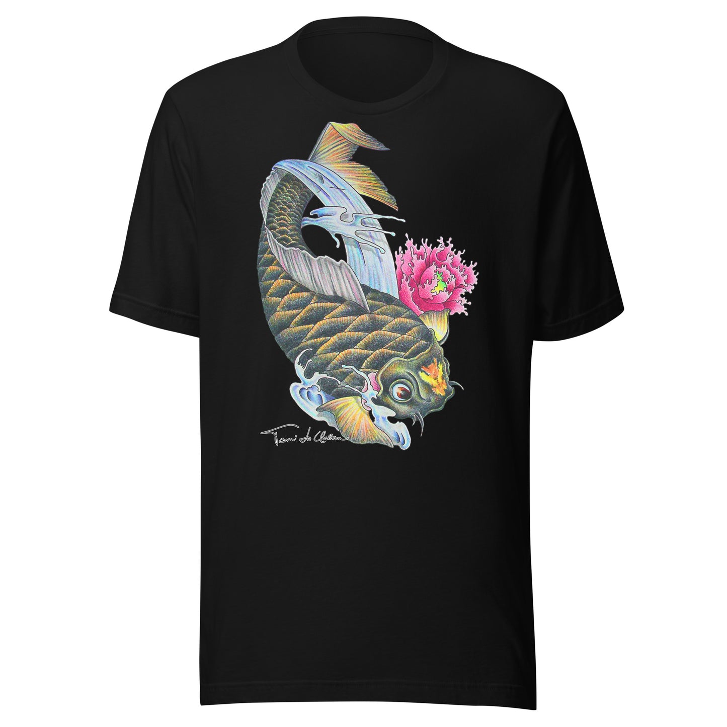 Koi Fish Crew Neck T-Shirt