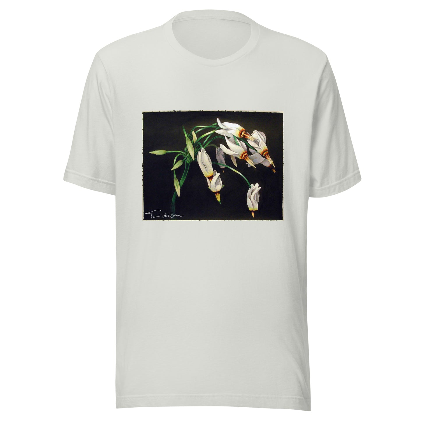 Shooting Stars (Primula meadia) Crew Neck T-Shirt