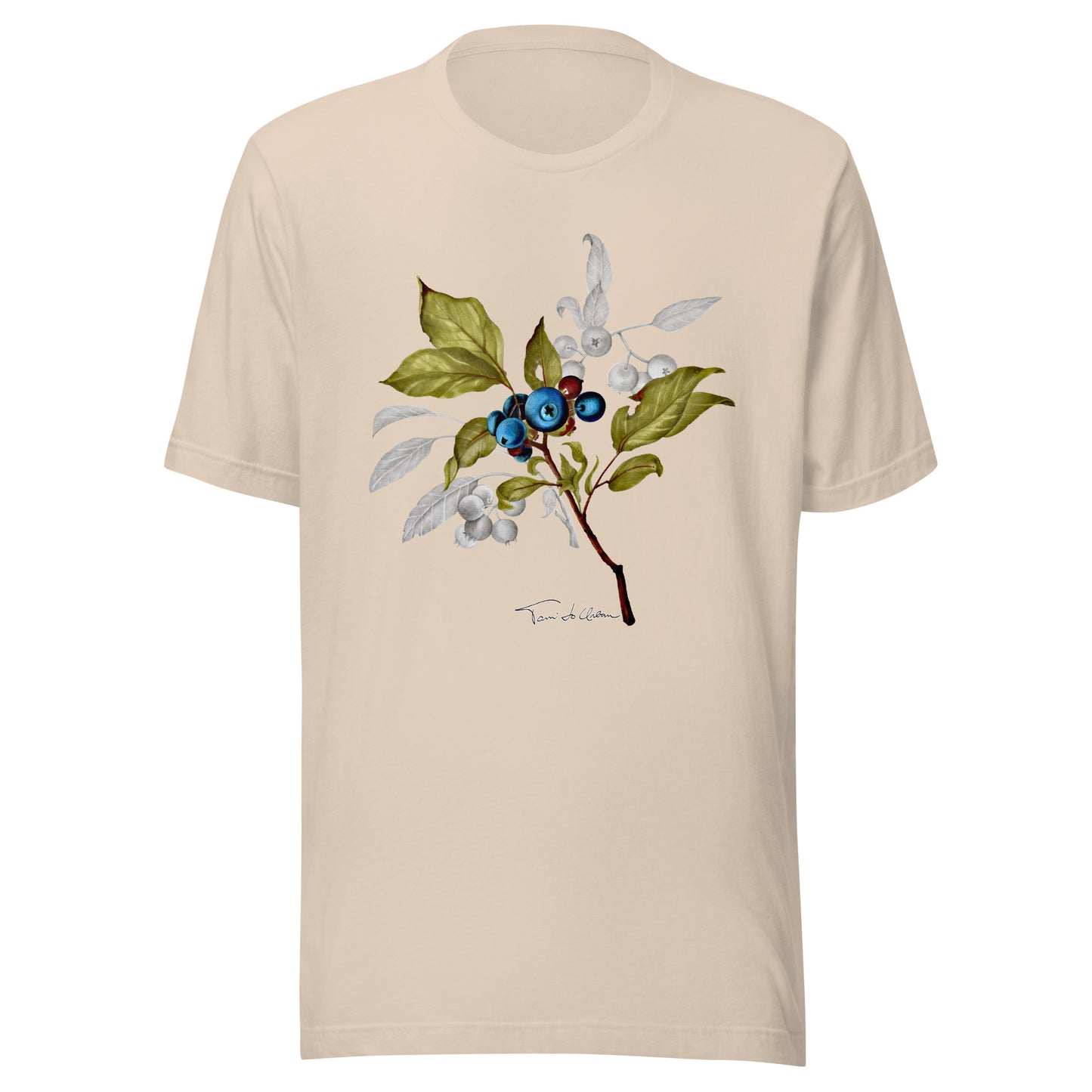 Blueberries Crew Neck T-Shirt