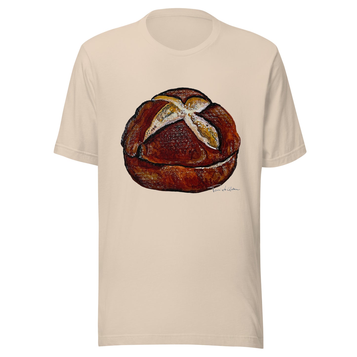 Pretzel Bun Crew Neck T-Shirt