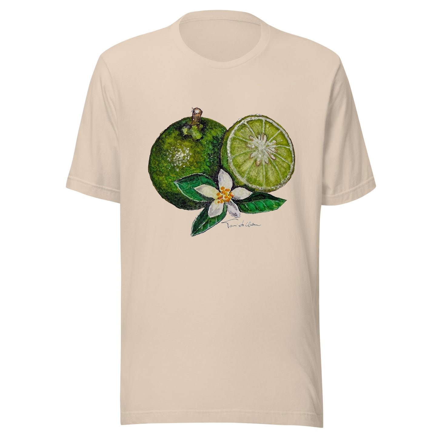 Key Lime Blossom Breeze Crew Neck T-Shirt