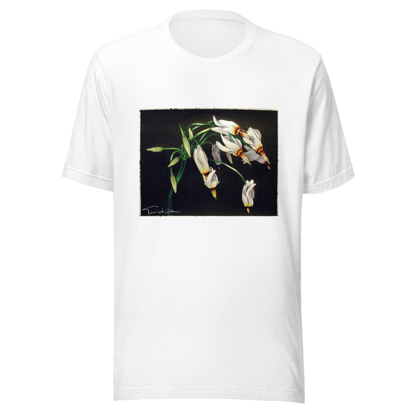 Shooting Stars (Primula meadia) Crew Neck T-Shirt