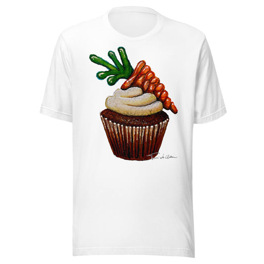 Carrot Cupcake Crew Neck T-Shirt