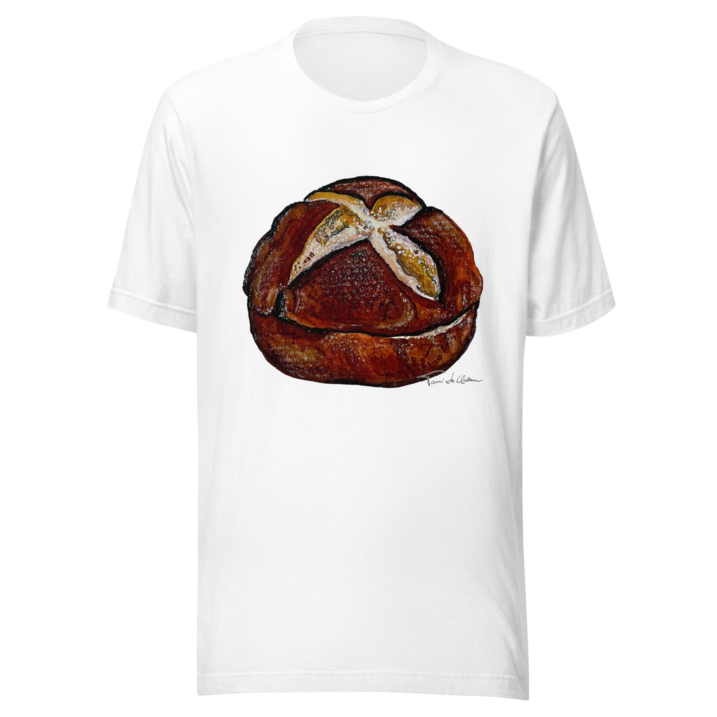 Pretzel Bun Crew Neck T-Shirt