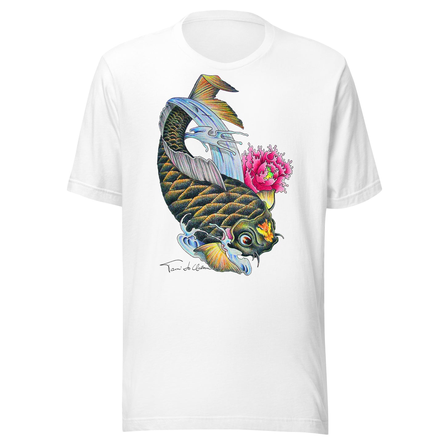 Koi Fish Crew Neck T-Shirt