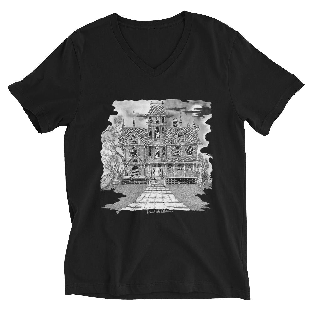 Eiffel Clip V-Neck T-Shirt