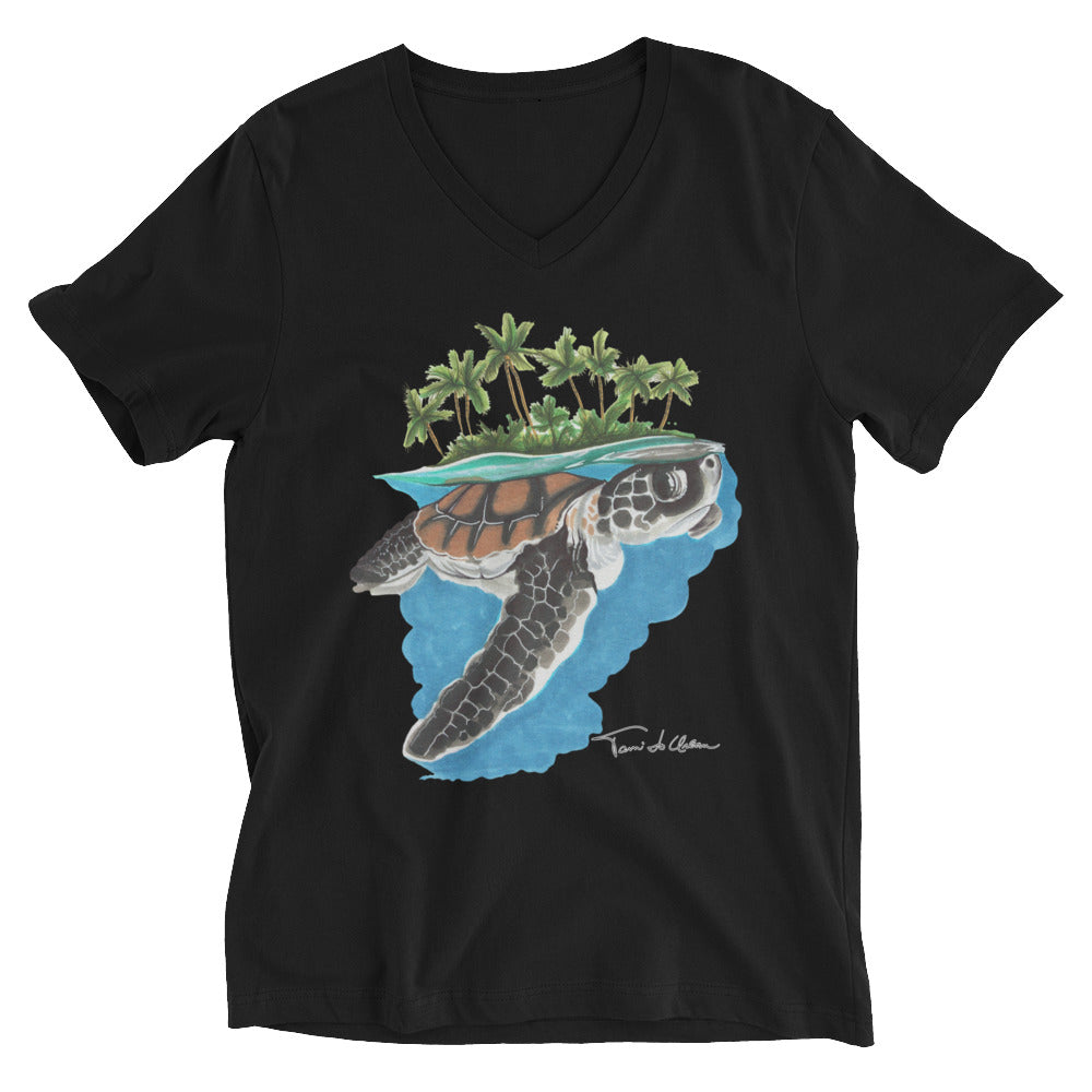 Cildro The Sea Turtle V-Neck T-Shirt