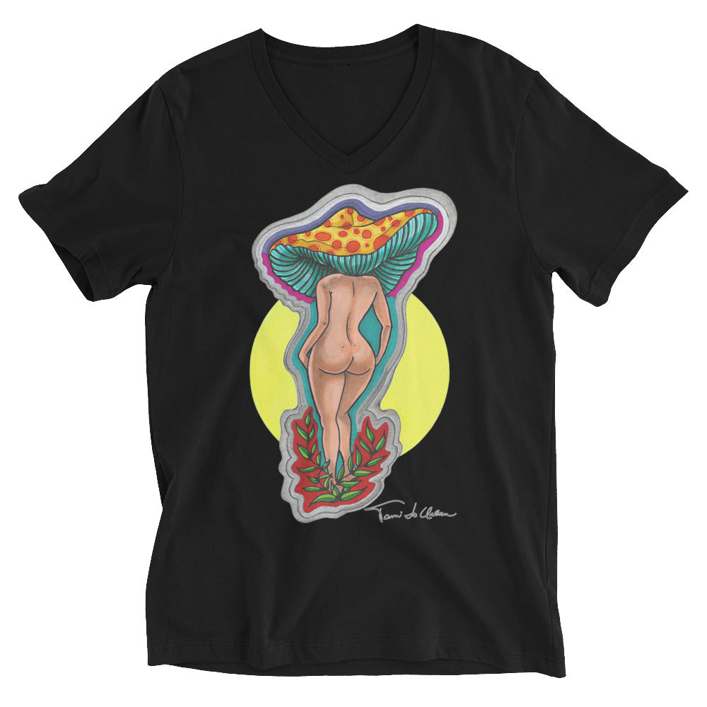 Shroom With A View V-Neck T-Shirt