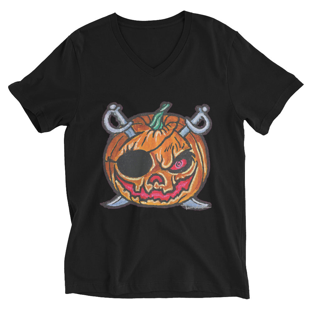 Pumpkin Patch V-Neck T-Shirt