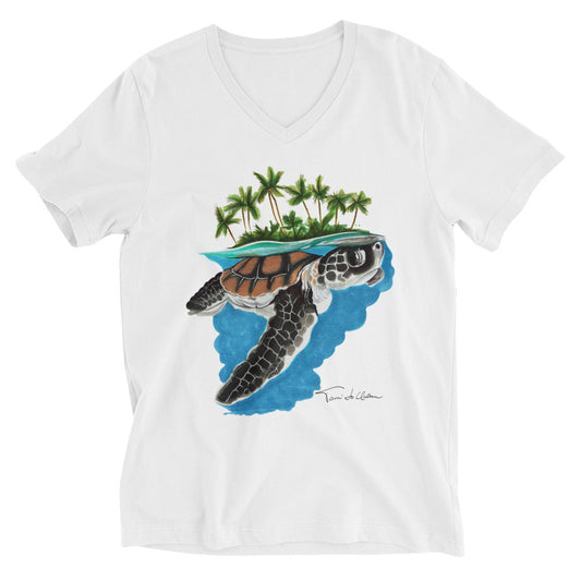 Cildro The Sea Turtle V-Neck T-Shirt