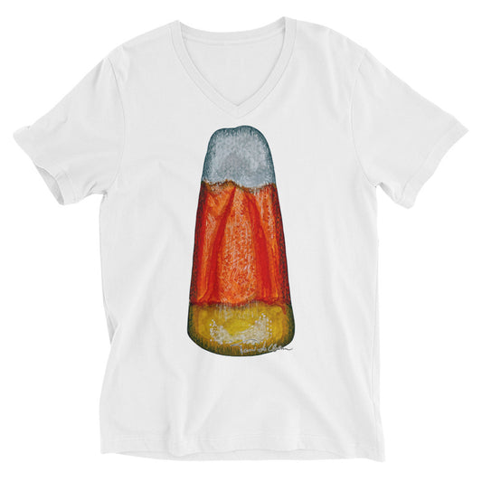 Candy Corn V-Neck T-Shirt