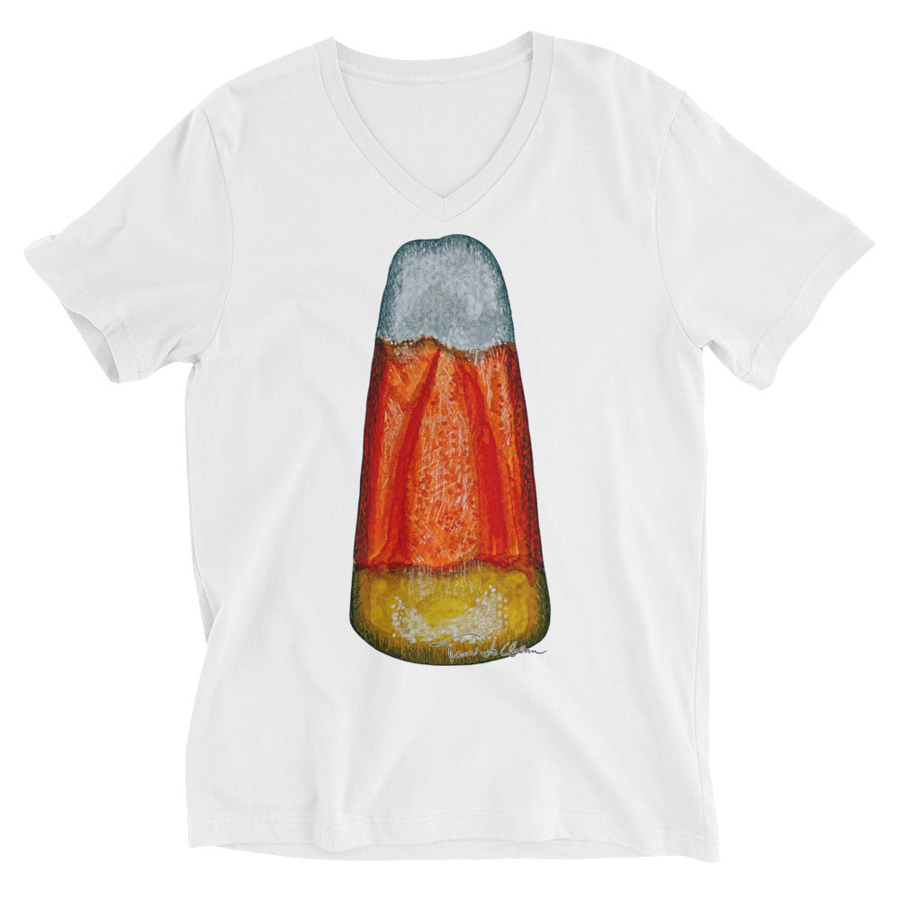 Candy Corn V-Neck T-Shirt