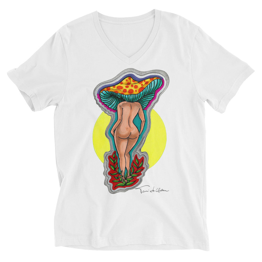 Shroom With A View V-Neck T-Shirt