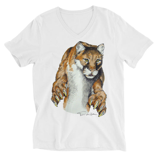Cougar V-Neck T-Shirt