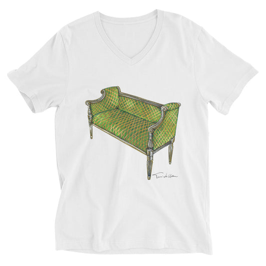 Divan In The Plaza V-Neck T-Shirt