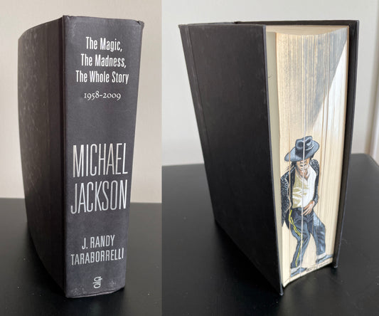 Michael Jackson The Magic, The Madness, The Whole Story Custom Book Edge